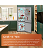 Hotpoint 66.1cm Dual No Frost Fridge Freezer Pet Inox