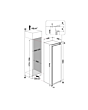 Hotpoint HTSD18F013H1BI 54cm Integrated Tall Freezer