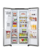 LG GSLV91MBAC 91.3cm Frost Free American Style Fridge Freezer - Metal Sorbet
