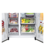 LG GSLV91MBAC 91.3cm Frost Free American Style Fridge Freezer - Metal Sorbet