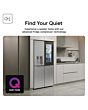 LG GSXE90BSAD 96.8cm 60/40 No Frost Fridge Freezer