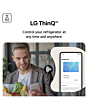 LG GSXE90EVDD 96.8cm 60/40 Total No Frost Fridge Freezer