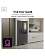 LG GSXE90EVDD 96.8cm 60/40 Total No Frost Fridge Freezer