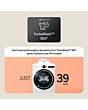 LG WHX9516TBC 11kg/6kg 1400 Spin Washer Dryer - Black