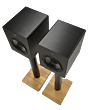 Mitchell Acoustics 7020200 uStream Speaker Stand Black