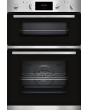 NEFF U1GCC0AN0B Built In Electric Double Oven - Black + Steel