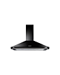 Rangemaster RCLAHDC100BL/C 134320 100 Classic Hood Black/Chrome Rail