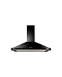 Rangemaster RCLAHDC110BL/B 134330 110 Classic Hood Black/Brass Rail