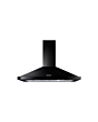 Rangemaster RHDC110BL/C 134530 110 Chimney Hood Black/Chrome
