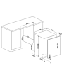 Smeg DIL322BL Integrated Dishwasher 13 Place Settings