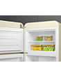 Smeg FAB30LCR6UK 60cm 75/25 Fridge Freezer Cream