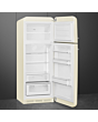 Smeg FAB30RCR6UK 60cm Cream Fridge Freezer 75/25