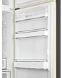 Smeg FAB30RCR6UK 60cm Cream Fridge Freezer 75/25