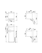 Smeg FAB30RCR6UK 60cm Cream Fridge Freezer 75/25