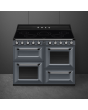 Smeg TR4110IGR2 110cm Electric Rangecooker with Triple Oven and Induction Hob - Slate Grey