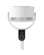 Vybra VS001-OF Oscillator Dual Height Tilt & Swing Oscillating Fan - White