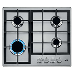 AEG HGE64200SM 3000 Slimline 60cm Gas Hob - Stainless Steel