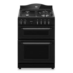 Creda C60DFMRA 59.8cm Dual Fuel Rangecooker with Double Oven and Gas Hob - Anthracite