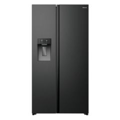 Hisense RS5P528STBE PureFlat Total No Frost American Side By Side - Black
