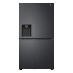 LG GSLV71MCTD 91.3cm 50/50 Frost Free American Fridge Freezer - Matte Black