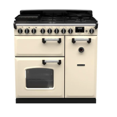 Rangemaster CLDL90DFPPCR/CM1 14541 Classic DLX 90 DF Pale Cream Chrome