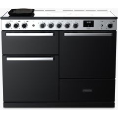 Rangemaster EDDLO110EIGBLK/CM1 15822 Edge Deluxe 110 Ind Blk Gloss Chrome