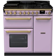 Rangemaster ESDL90DFPHTH/AB1 18227 Estel Deluxe 90 DF Heather Antique Brass