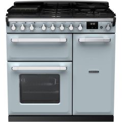 Rangemaster ESDL90DFPMSB/CM1 14981 Estel Deluxe 90 DF Misty Blue Chrome