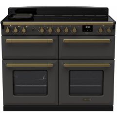 Rangemaster ESDLB110EIPSLT/AB1 18166 Estel Deluxe 110 Ind Slate Antique Brass