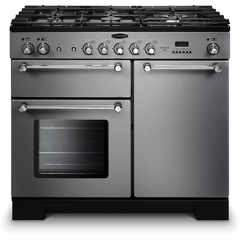 Rangemaster Kitchener 100 Dual Fuel Stainless Steel KCH100DFFSS/C