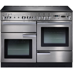 Rangemaster Professional Plus 110 Ceramic Stainless Steel/Chrome PROP110ECSS/C