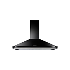 Rangemaster RCLAHDC90BL/C 134360 90 Classic Hood Black/Chrome Rail