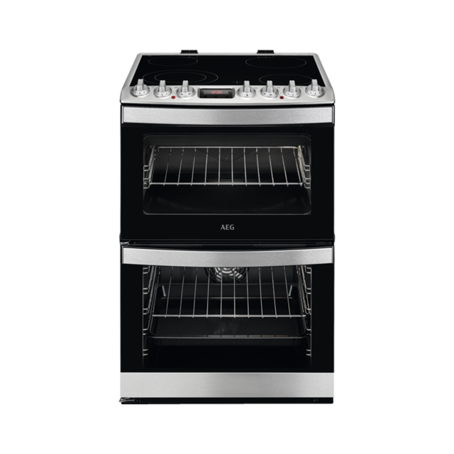 AEG CCB6740ACM CIB6740ACM SteamBake Ceramic Double Electric Cooker