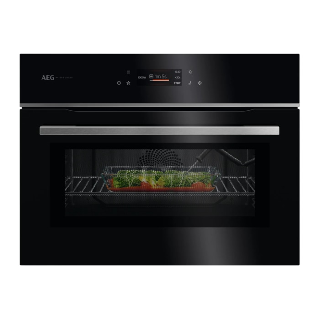 AEG GK7NK62FB Compact Combi Microwave Oven 59.5cm