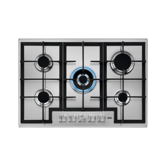 AEG HGB75400SM Gas Hob