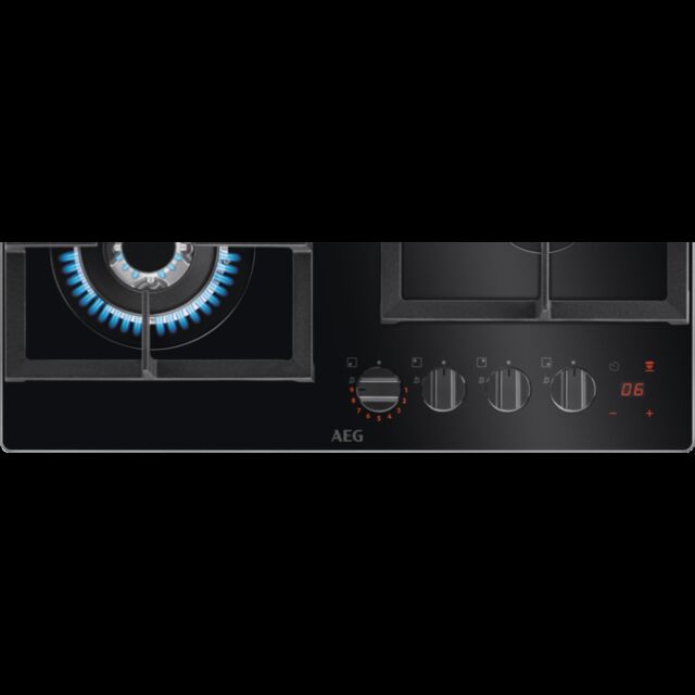 AEG HKB64450NB 60cm Gas Hob - Black