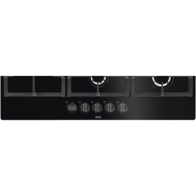 AEG HKB95820NB 90cm Gas Hob - Black