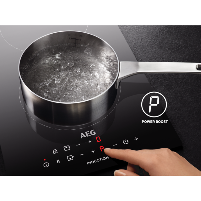 AEG IAE64421FB 59cm Induction Hob - Black