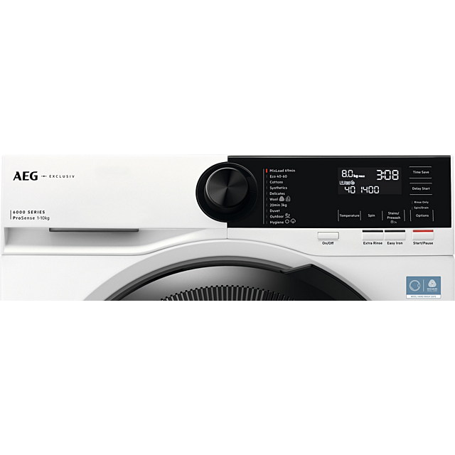 AEG LFR62144B 10kg 1400 Spin White Washing Machine