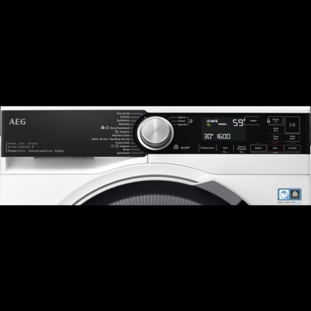 AEG LWR8516O5UD 10kg/6kg 1600 Spin Washer Dryer - White