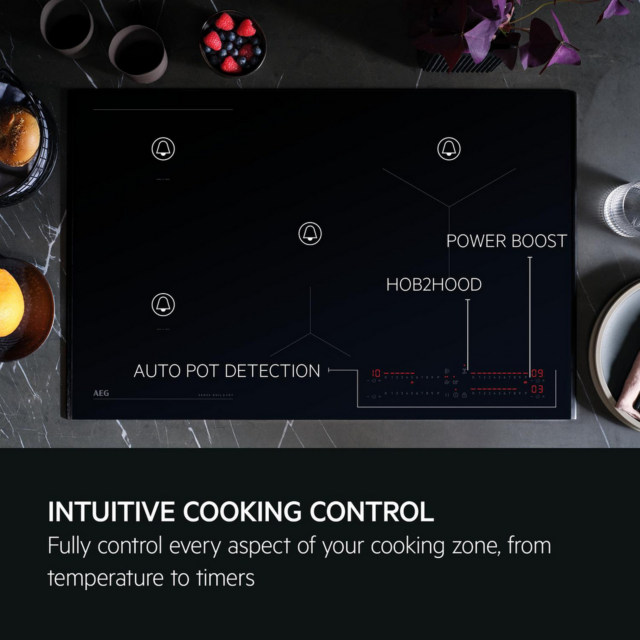AEG SI64IB1BFB 59cm Induction Hob Black