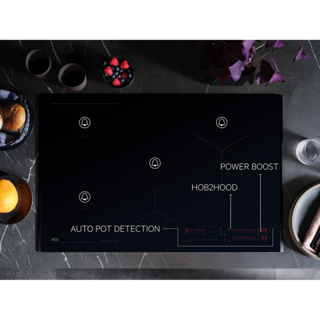 AEG SI84IB1BFB 78cm Induction Hob Black