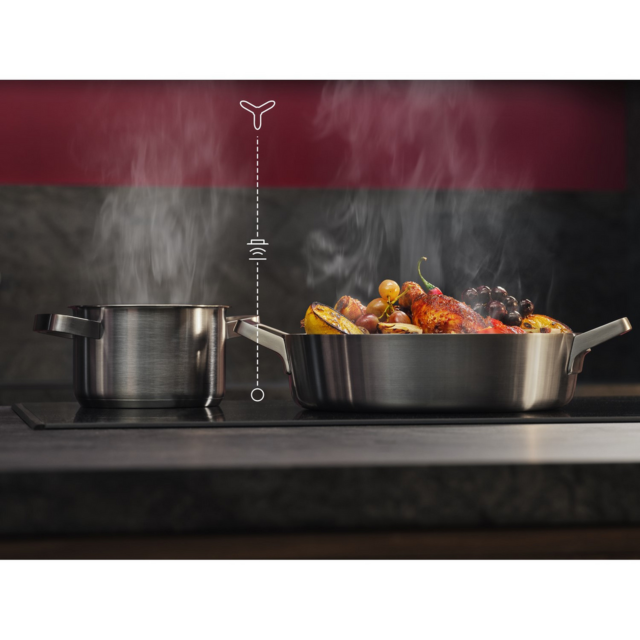 AEG SI84IB1BFB 78cm Induction Hob Black
