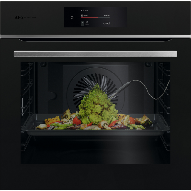 AEG TE7PB731AT 71L Electric Built-In Oven Black