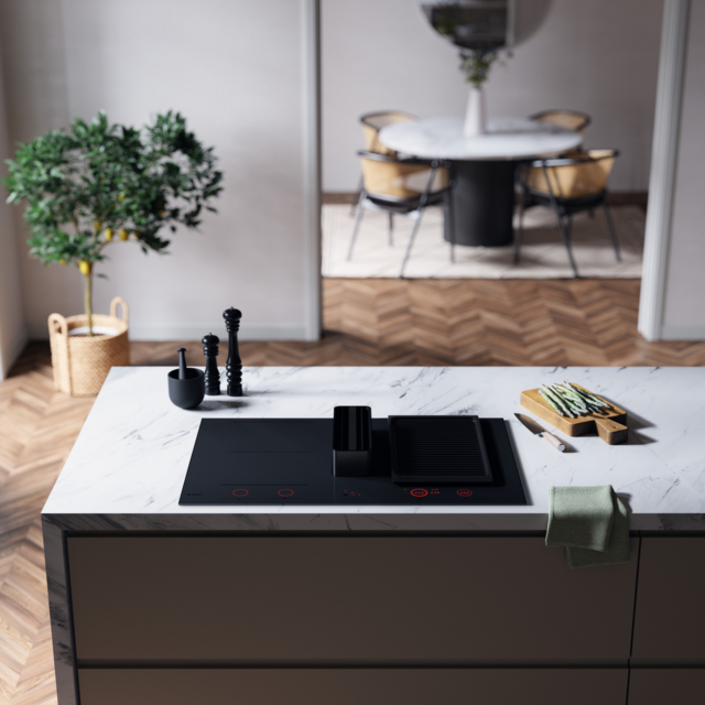 Asko HIHD854MM 90cm 4 Zone Induction Hob Black