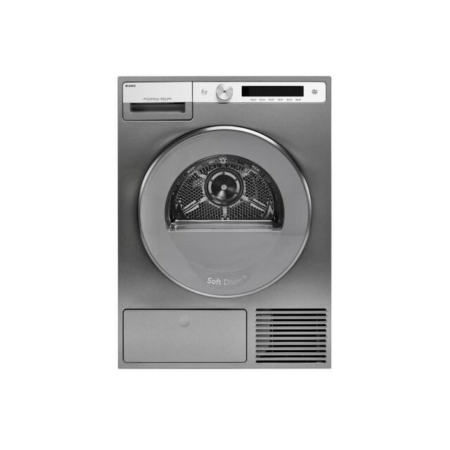 Asko T608HX_S_UK 8kg Heat Pump Tumble Dryer - Stainless Steel