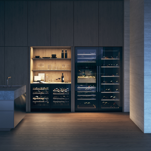 Asko WCN25842G 2 Zone Wine Cooler Black Model