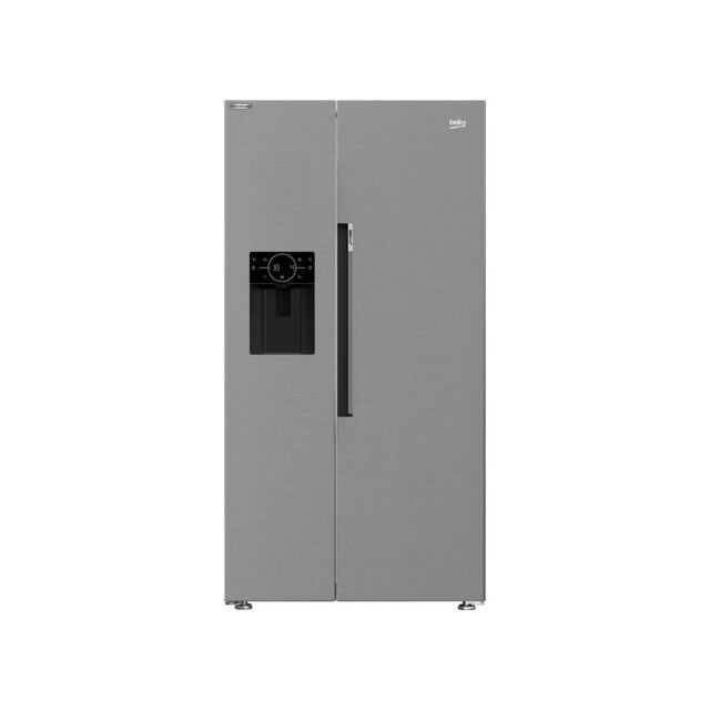 Beko ASP33B32VPS 91cm HarvestFresh American Style Fridge Freezer - Stainless Steel Effect Frost Free