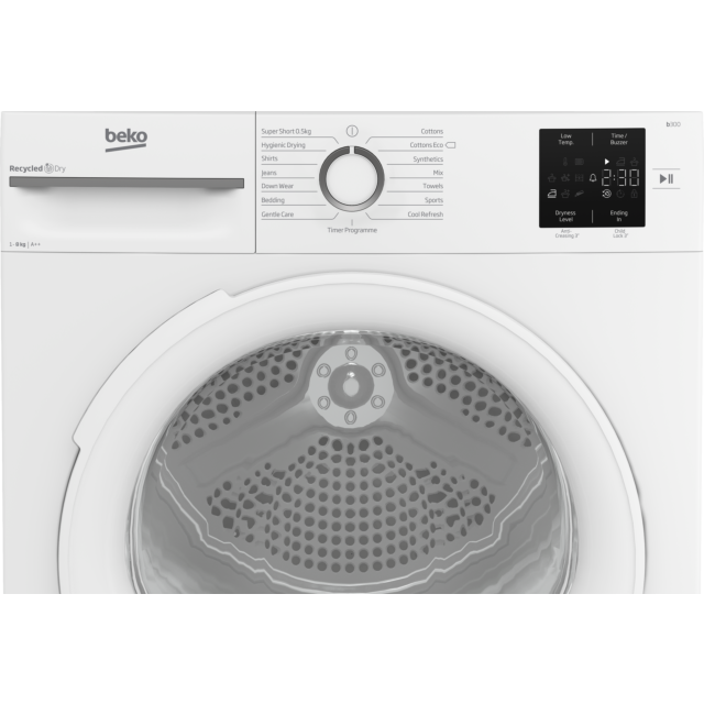Beko 8kg Heat Pump Tumble Dryer - White