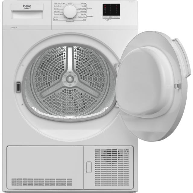 Beko DTLCE80041W 8kg Condenser Tumble Dryer